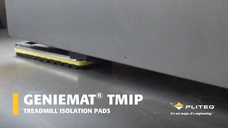 Treadmill isolation padsyt